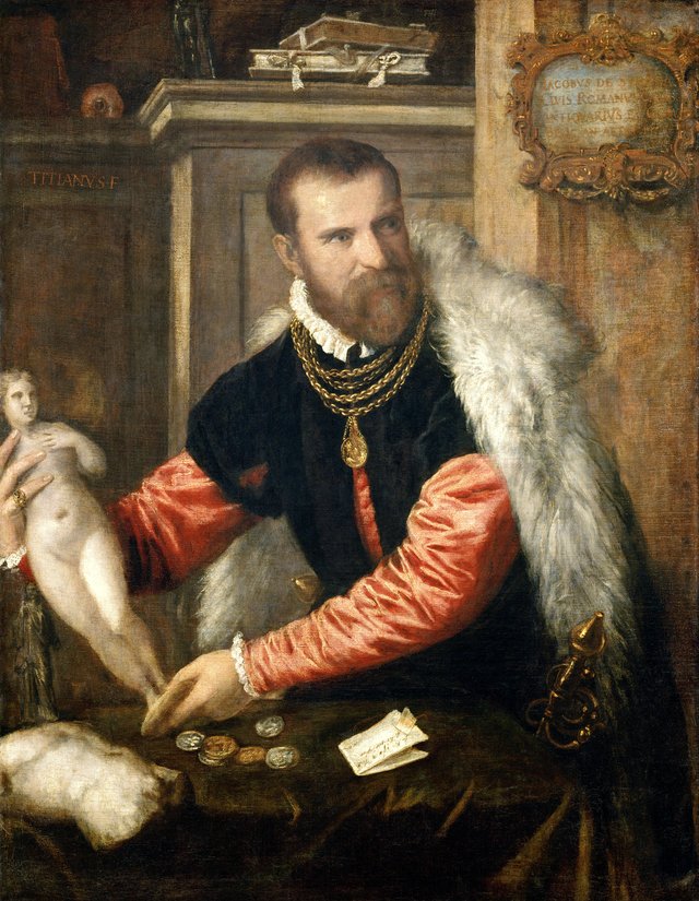 Portrait of Jacopo Strada by Titian