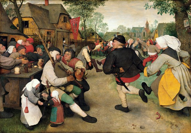 The Peasant Dance by Pieter Brueghel the Elder