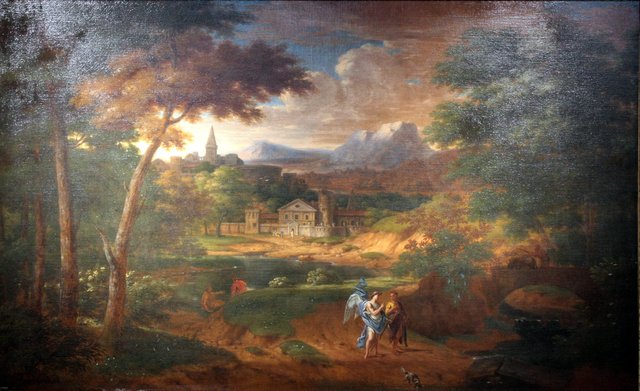 The Departure of Tobias by Francisque Millet