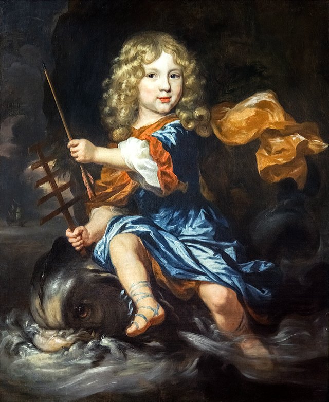 Kind und Triton by Nicolaes Maes