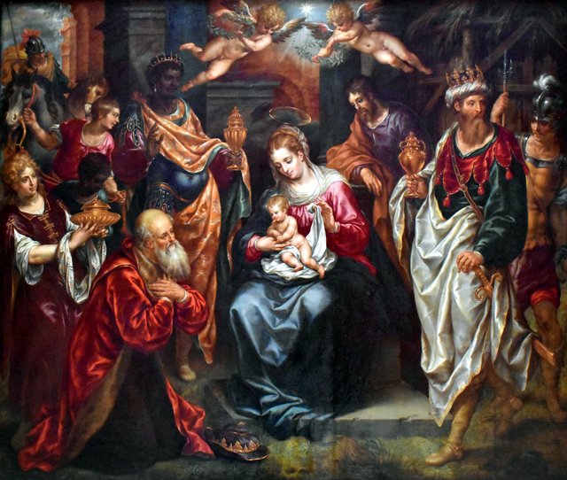 Adoration of the Magi by Hendrick de Clerck