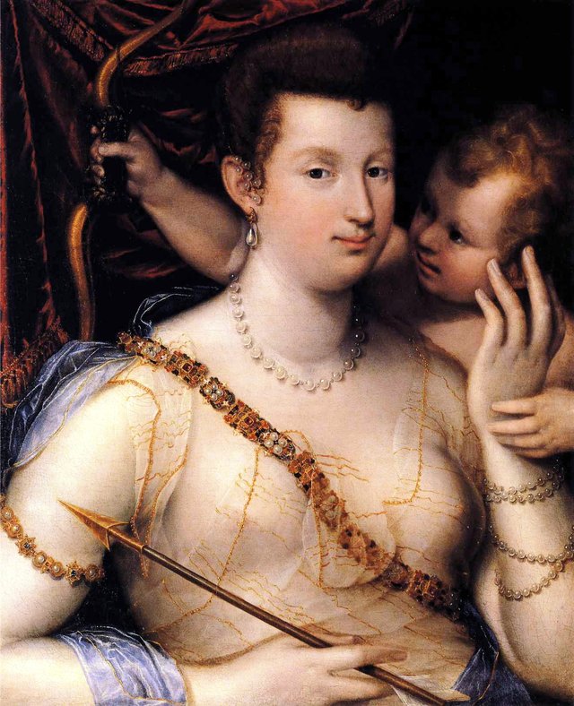Venus and Cupid by Lavinia Fontana