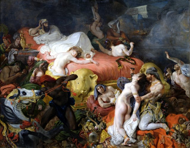 Death of Sardanapalus by Eugène Delacroix