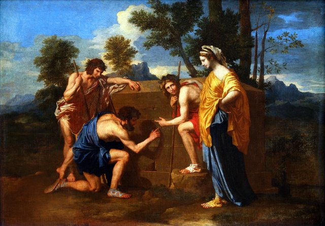 Et in Arcadia ego by Nicolas Poussin