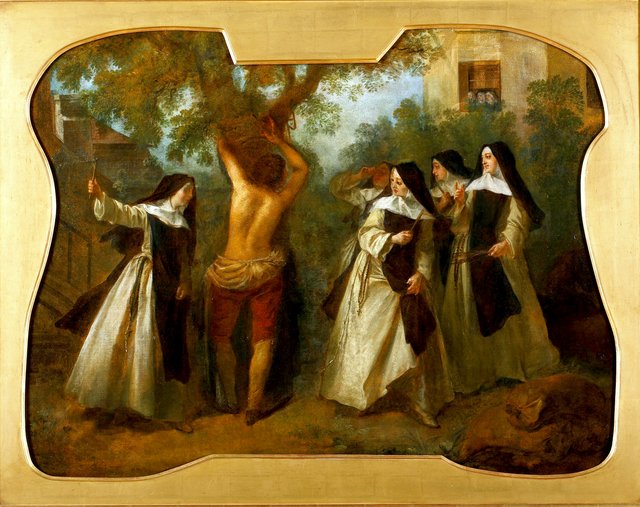 Les Lunettes by Nicolas Lancret