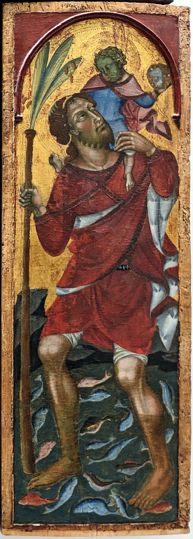Saint Christophe (retable de la Trinité) by Bartolo di Fredi