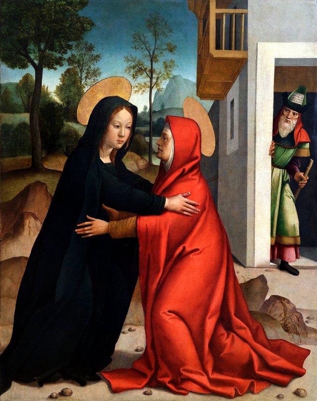 La Visitation by Juan Correa de Vivar