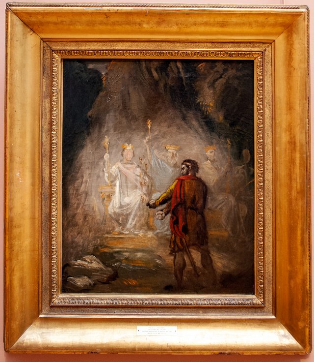 Macbeth: the apparition of the kings by Théodore Chassériau