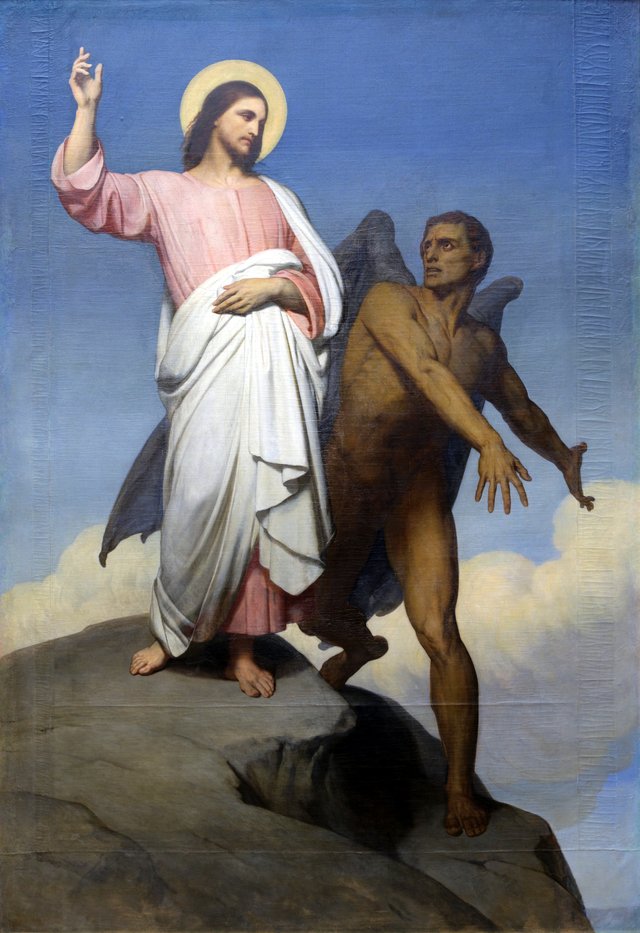 La tentation du Christ by Ary Scheffer