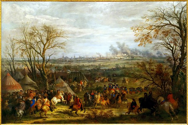Le Siège de Cambrai, 1677 by Adam Frans van der Meulen