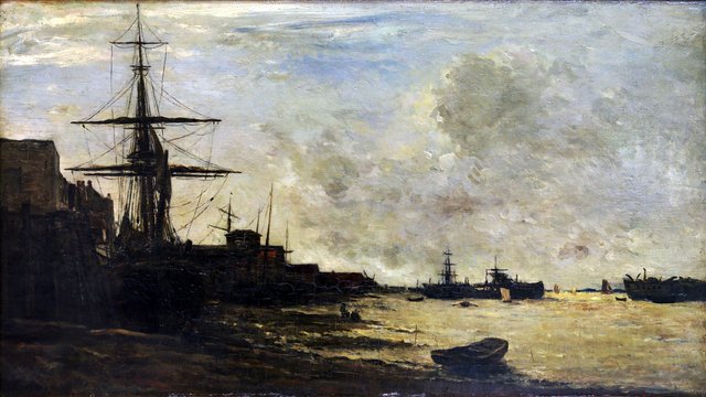 La Tamise à Erith by Charles-François Daubigny