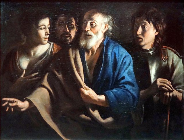 The Denial of Saint Peter by Mathieu Le Nain