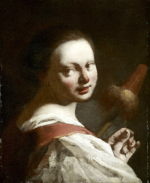 Junge Spinnerin by Giovanni Battista Piazzetta