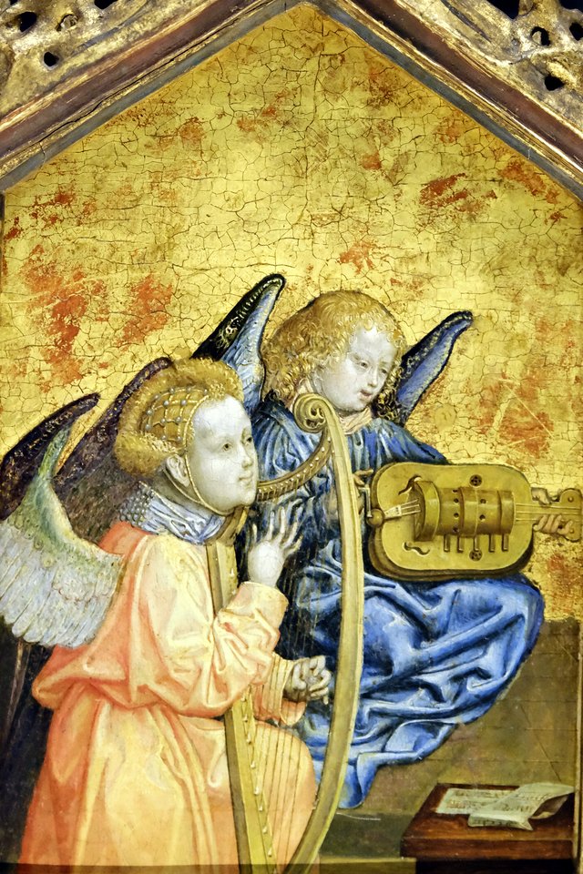 Anges musiciens by Master of the Saint Bartholomew Altarpiece