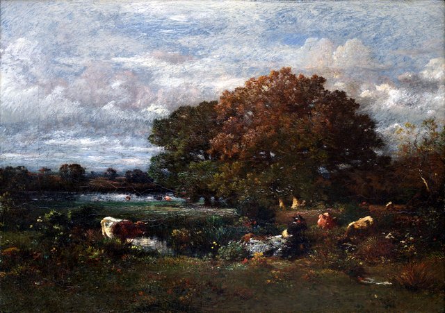 La Mare by Jules Dupré