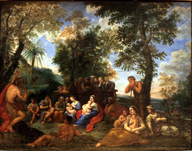 Predication of Saint John the Baptist by Francesco Albani