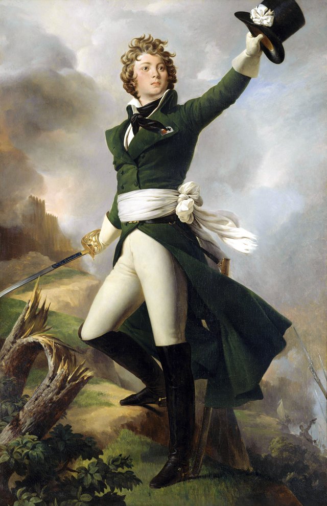 Antoine Philippe de la Trémoille, prince de Talmont, général vendéen by Léon Cogniet