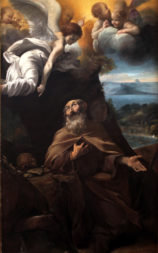 Saint Conrad Confalioneri by Giovanni Lanfranco