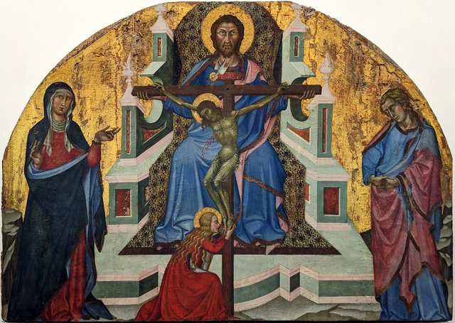Heilige Dreifaltigkeit, Dreifaltigkeitsaltar by Bartolo di Fredi