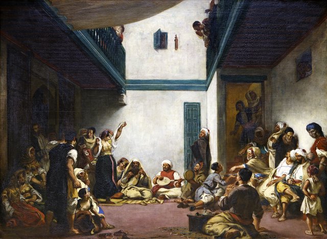 Jewish Wedding in Morocco by Eugène Delacroix