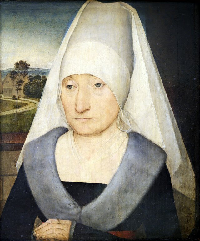 Portrait of a Elderly Lady by Hans Memling