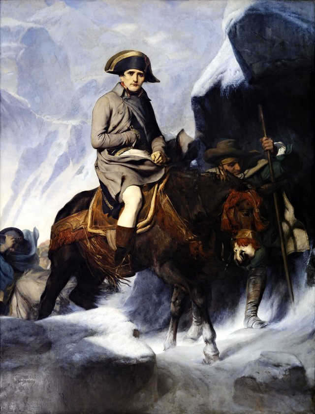 Bonaparte Crossing the Alps by Paul Delaroche