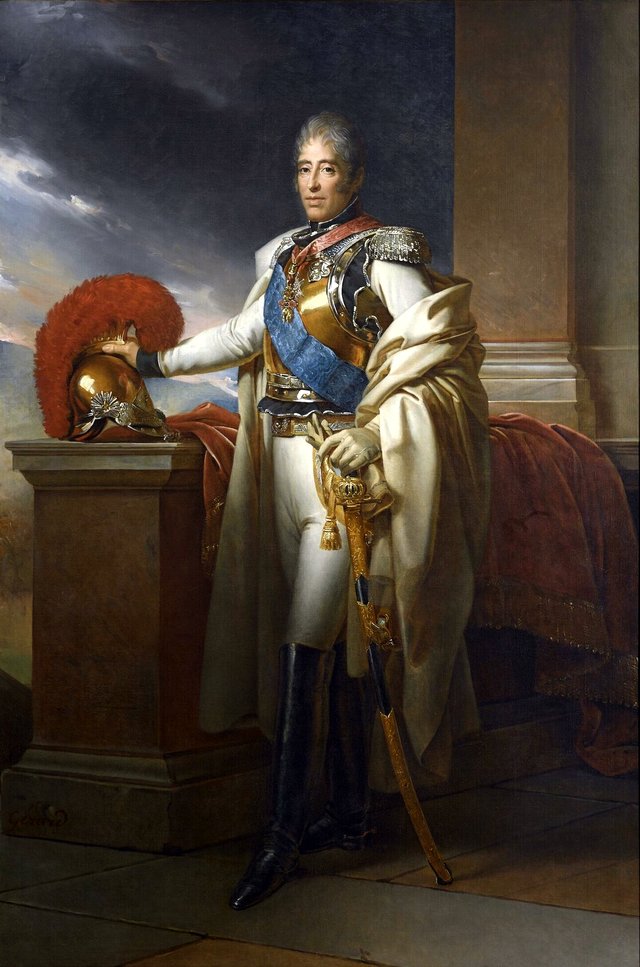 Charles-Philippe de France (1757-1836), comte d'Artois, en uniforme de colonel général des Carabiniers, vers 1815 by François Gérard