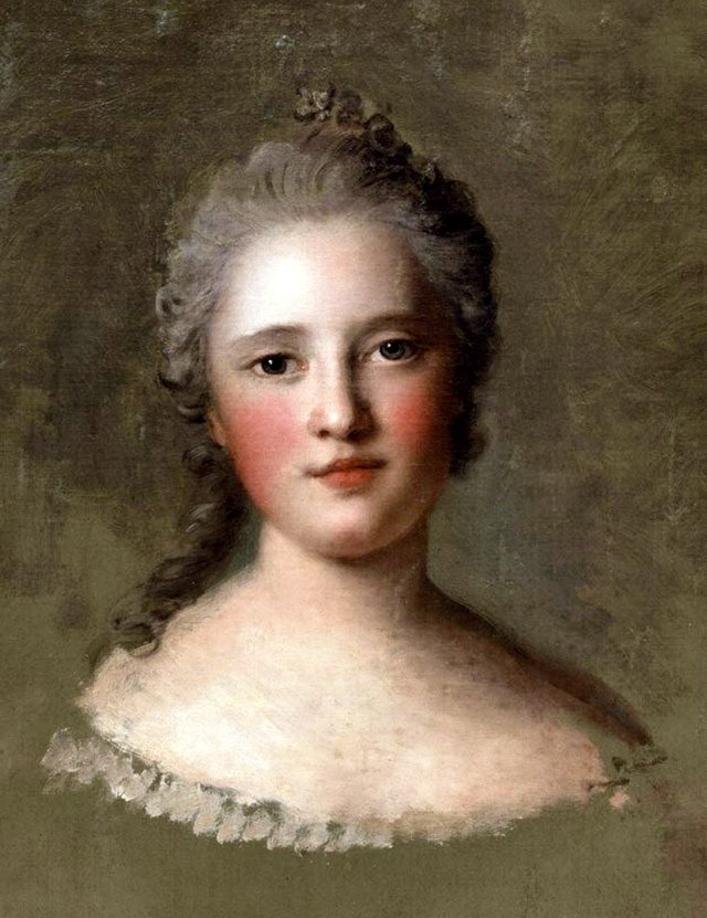 Study for the portrait of Marie Josèphe of Saxony by Jean-Marc Nattier