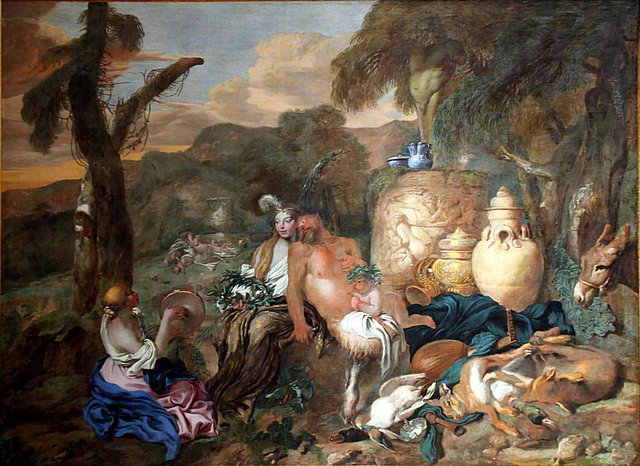 Bacchante et Satyre by Giovanni Benedetto Castiglione