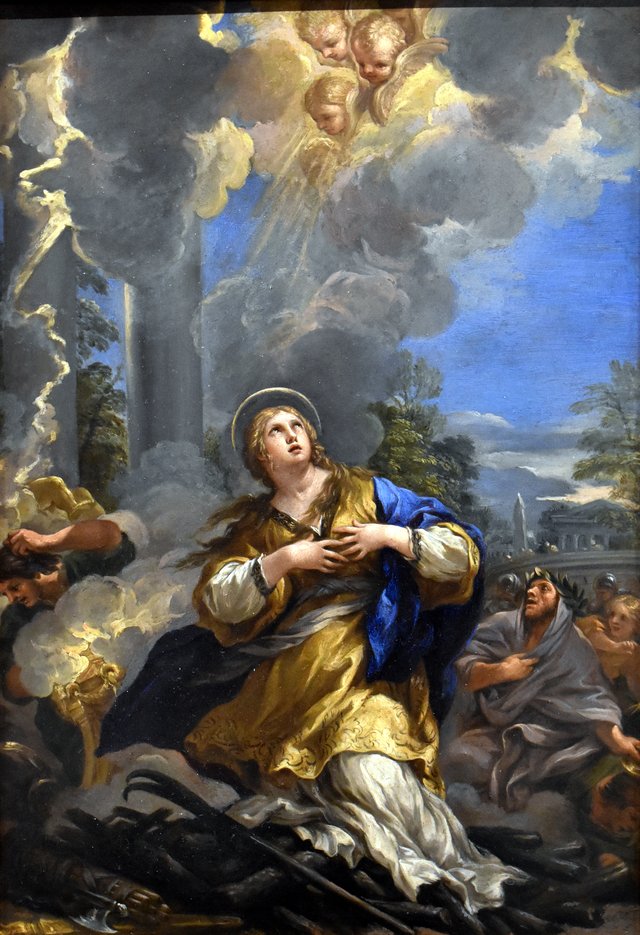 Sainte Martine refusant d'adorer les idoles by Pietro da Cortona
