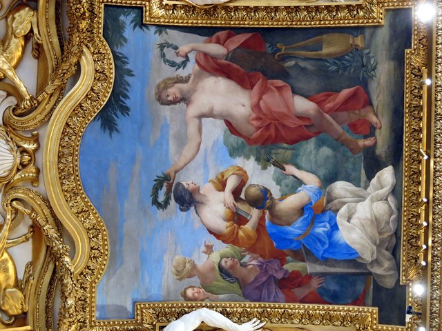 Apollon et les Muses by Giovanni Francesco Romanelli