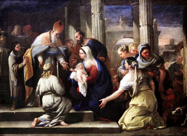 Presentation of Jesus Christ at the Temple by Luca Giordano