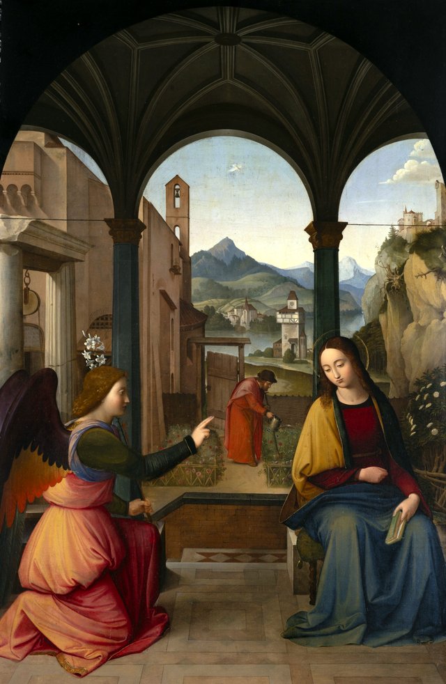 L'Annonciation by Johann Friedrich Overbeck