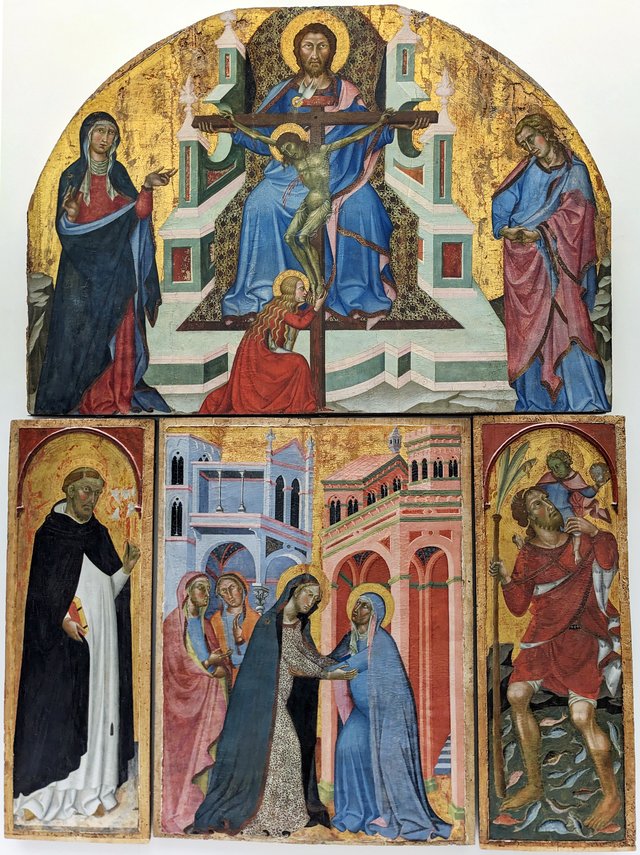retable de la Trinité by Bartolo di Fredi