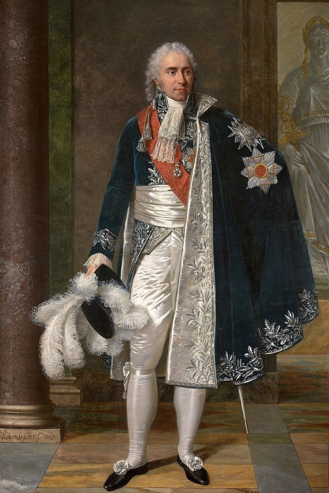 Portrait d'Hugues Bernard Maret (futur duc de Bassano), ministre secrétaire d'État by Robert Lefèvre