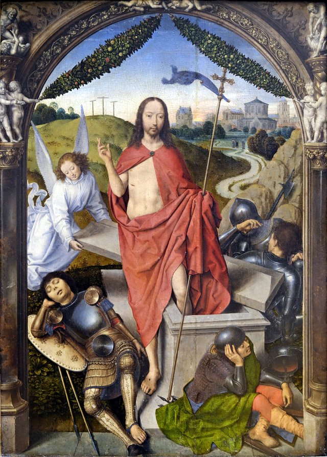 Resurrection of Jesus by Hans Memling
