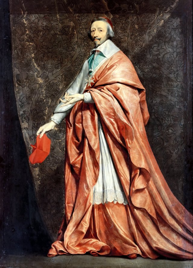 Portrait of Cardinal Richelieu by Philippe de Champaigne