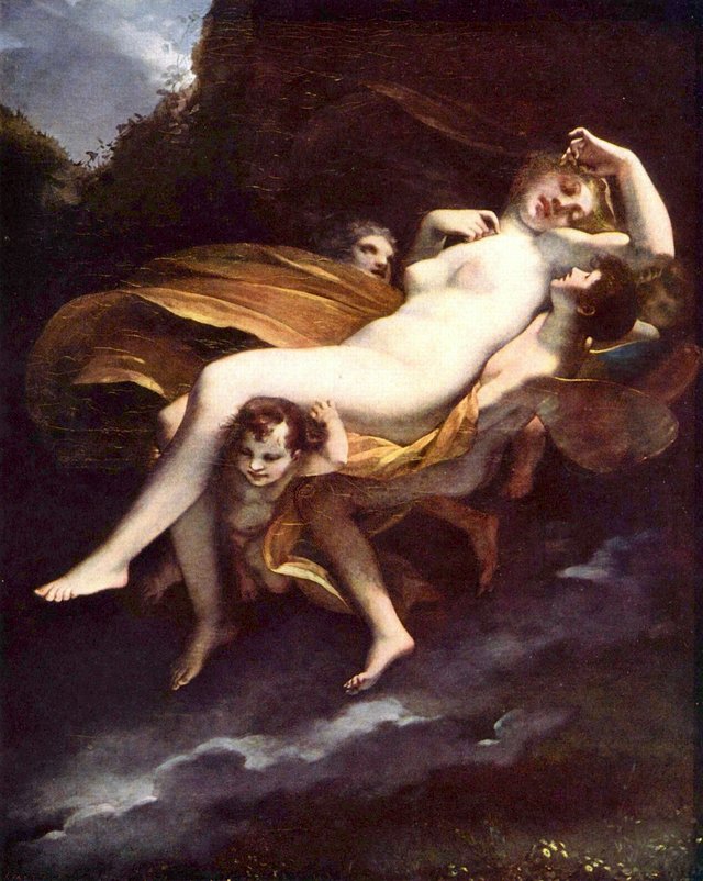 L'enlèvement de Psyché by Pierre-Paul Prud'hon
