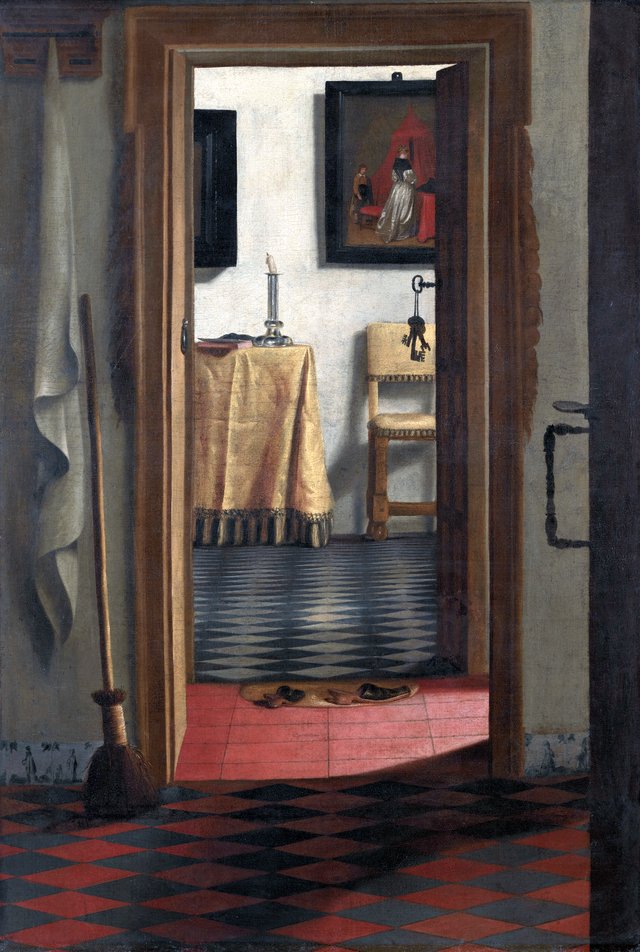 View of an Interior by Samuel van Hoogstraten