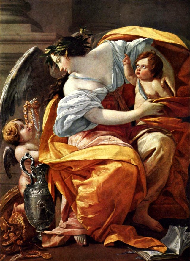 Allegory of Wealth by Simon Vouet