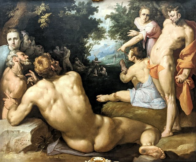 The Baptism of Christ by Cornelis van Haarlem