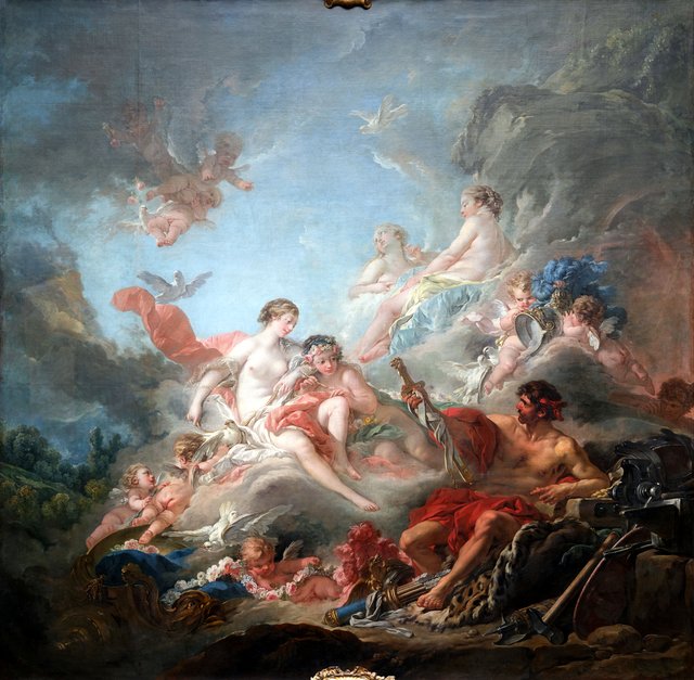 Vulcan Presenting Venus with Arms for Aeneas by François Boucher