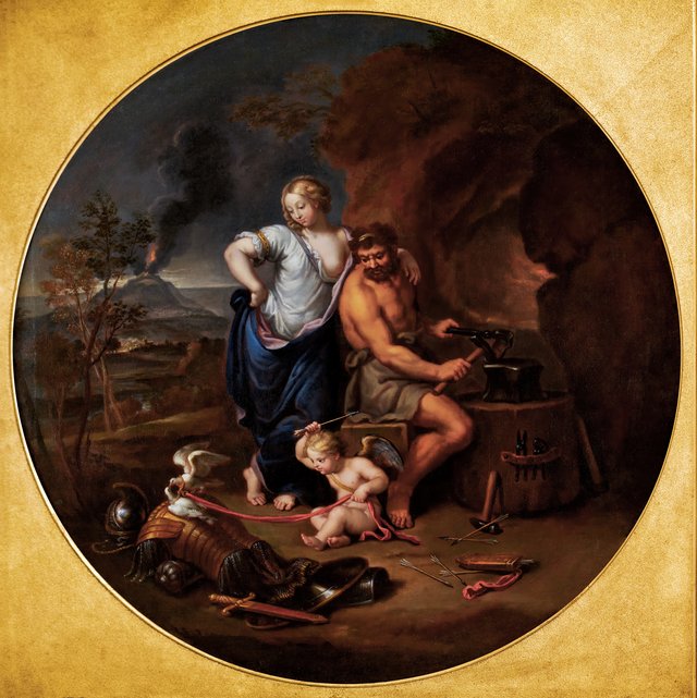 Vénus et Vulcain by Pierre Mignard I