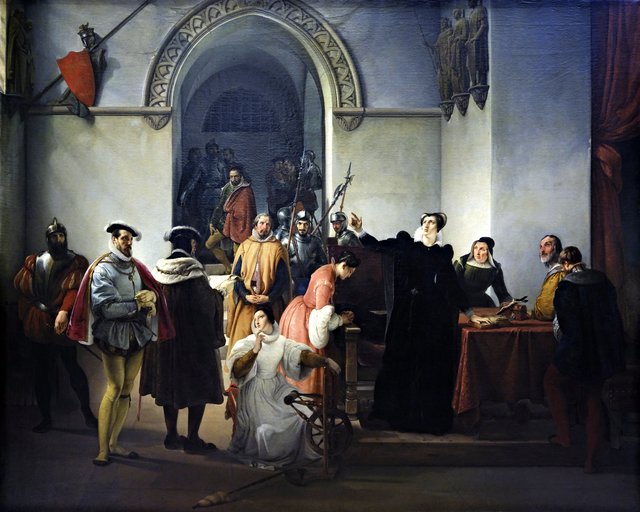Marie Stuart - Francesco Hayez - Louvre RF 2012-23 by Francesco Hayez