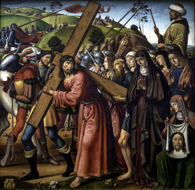 The Carrying of the Cross by Biagio d'Antonio