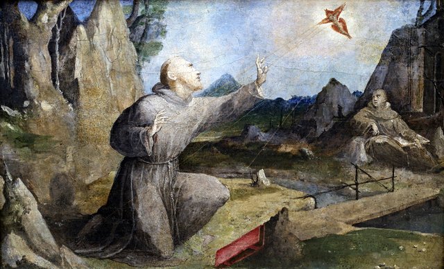 St. Francis of Assisi Receiving the Stigmata by Domenico Beccafumi
