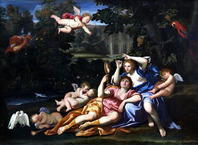 Rinaldo and Armida by Domenichino