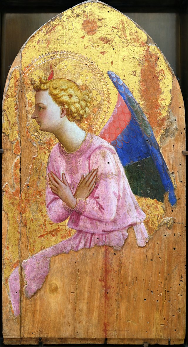Adoring Angel, Looking Left by Fra Angelico