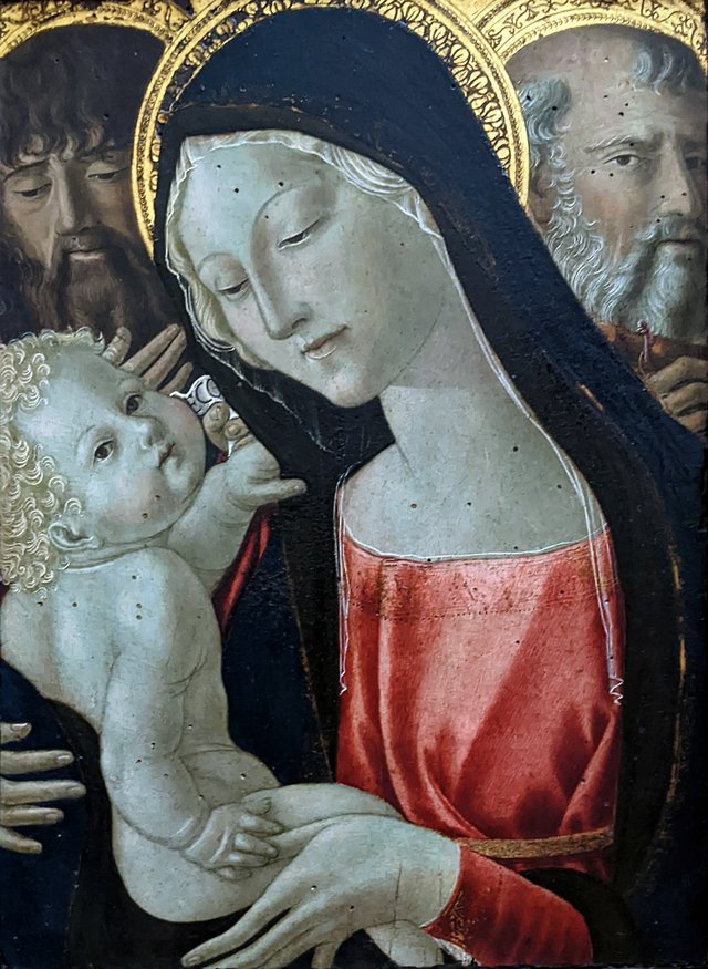 Madonna and Child with St. John the Baptist and St. Anthony by Neroccio di Bartolomeo de' Landi