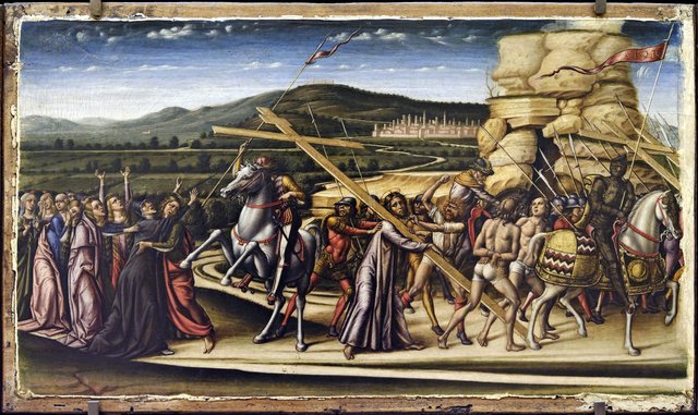 The Carrying of the Cross by Niccolò di Liberatore